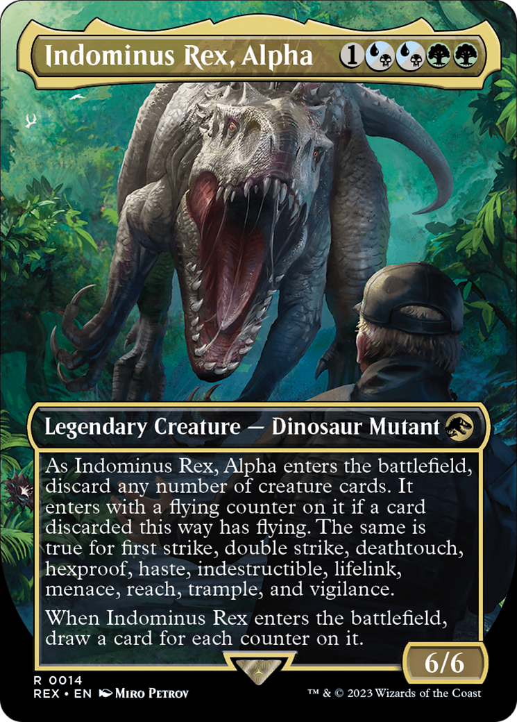 Indominus Rex, Alpha (Borderless) [Jurassic World Collection] | Gear Gaming Fayetteville