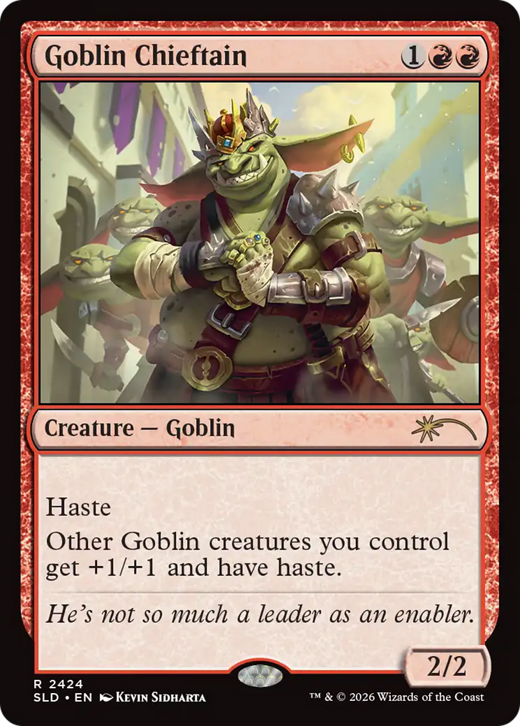 Goblin Chieftain (2424) [Secret Lair Drop Series] | Gear Gaming Fayetteville