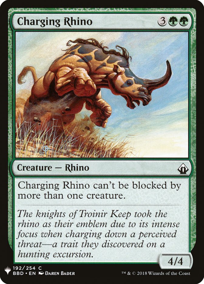 Charging Rhino [Mystery Booster] | Gear Gaming Fayetteville