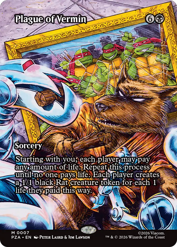 Plague of Vermin (Borderless) [Teenage Mutant Ninja Turtles Eternal-Legal] | Gear Gaming Fayetteville