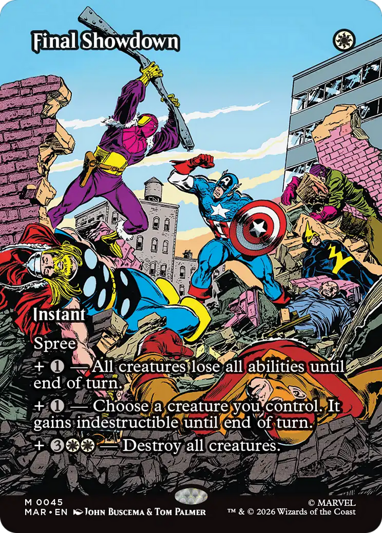 Final Showdown (Borderless) [Marvel Universe: Eternal-Legal] | Gear Gaming Fayetteville