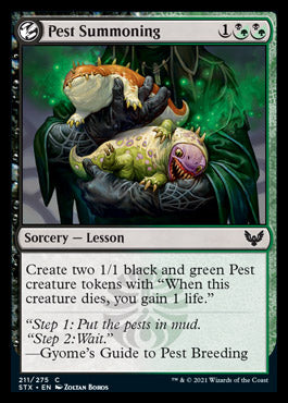 Pest Summoning [Strixhaven: School of Mages] | Gear Gaming Fayetteville