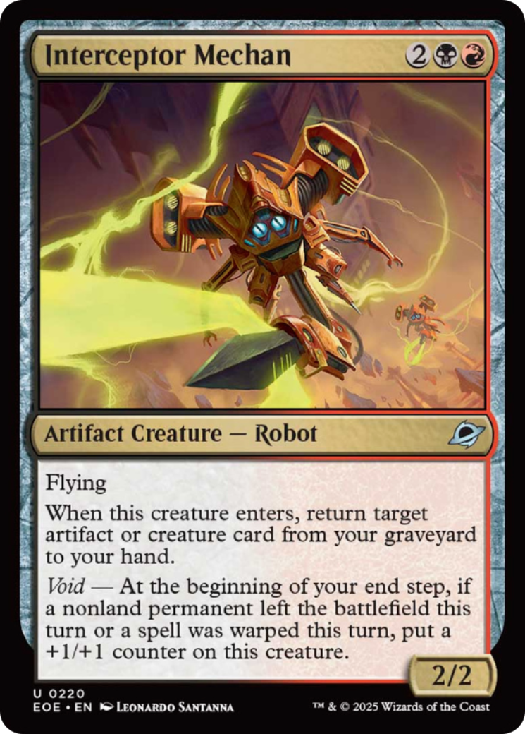 Interceptor Mechan [Edge of Eternities] | Gear Gaming Fayetteville