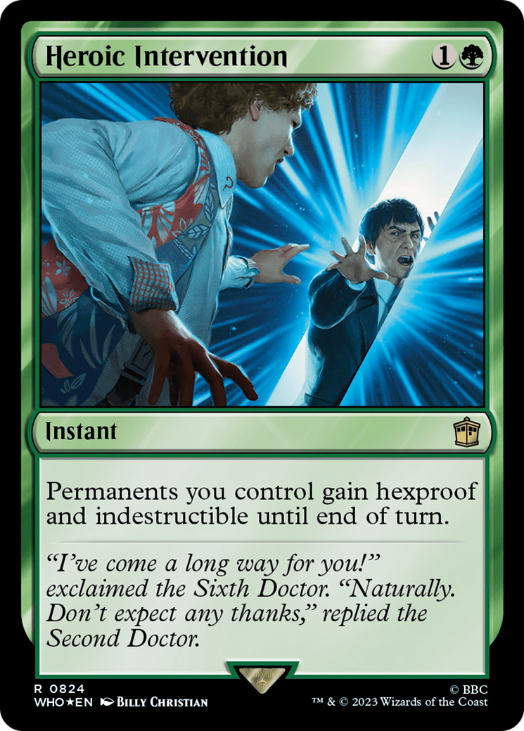 Heroic Intervention (Surge Foil) [Doctor Who] | Gear Gaming Fayetteville