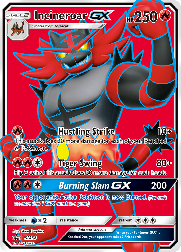 Incineroar GX (SM38) [Sun & Moon: Black Star Promos] | Gear Gaming Fayetteville