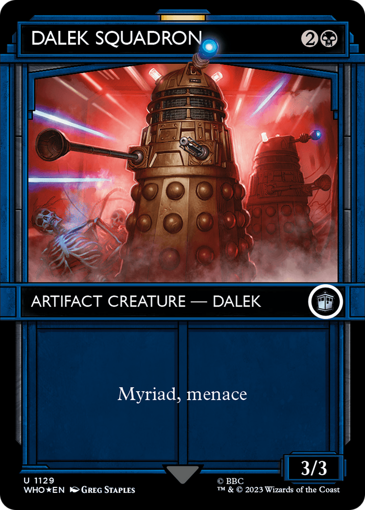 Dalek Squadron (Showcase) (Surge Foil) [Doctor Who] | Gear Gaming Fayetteville