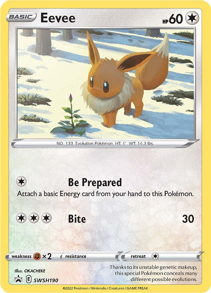 Eevee (SWSH190) [Sword & Shield: Black Star Promos] | Gear Gaming Fayetteville