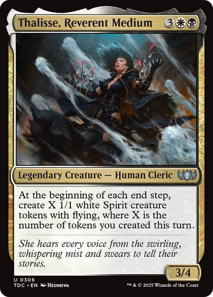 Thalisse, Reverent Medium [Tarkir: Dragonstorm Commander] | Gear Gaming Fayetteville