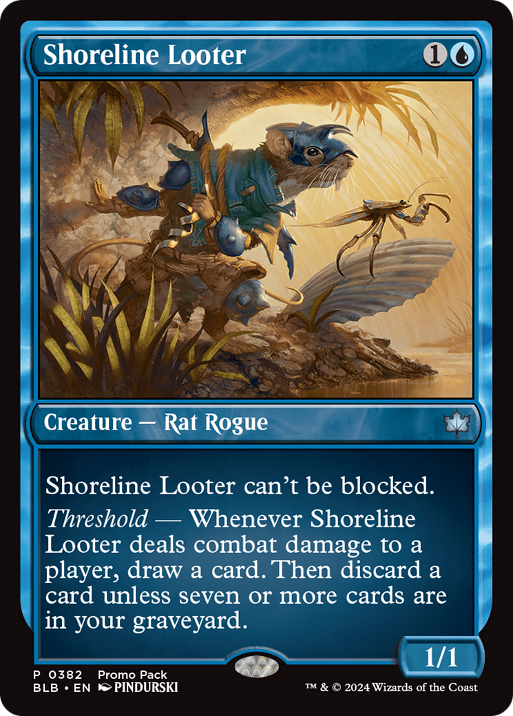 Shoreline Looter [Bloomburrow Promos] | Gear Gaming Fayetteville