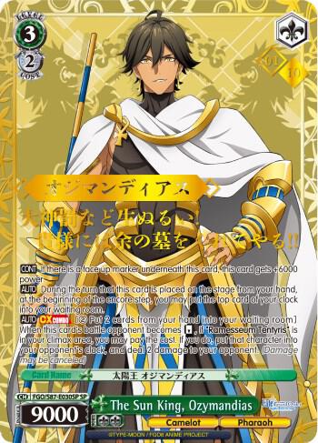The Sun King, Ozymandias (SP) (Serial Numbered) - [Fate/Grand Order THE MOVIE Divine Realm of the Round Table: Camelot] | Gear Gaming Fayetteville