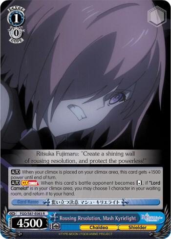 Rousing Resolution, Mash Kyrielight - [Fate/Grand Order THE MOVIE Divine Realm of the Round Table: Camelot] | Gear Gaming Fayetteville