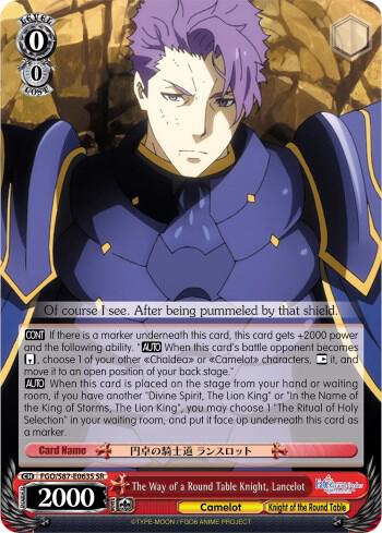 The Way of a Round Table Knight, Lancelot (SR) - [Fate/Grand Order THE MOVIE Divine Realm of the Round Table: Camelot] | Gear Gaming Fayetteville