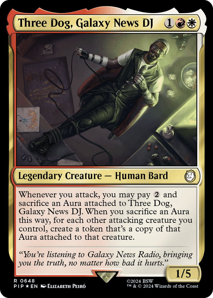Three Dog, Galaxy News DJ (Surge Foil) [Fallout] | Gear Gaming Fayetteville