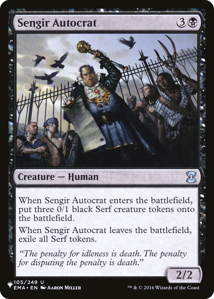 Sengir Autocrat [The List Reprints] | Gear Gaming Fayetteville