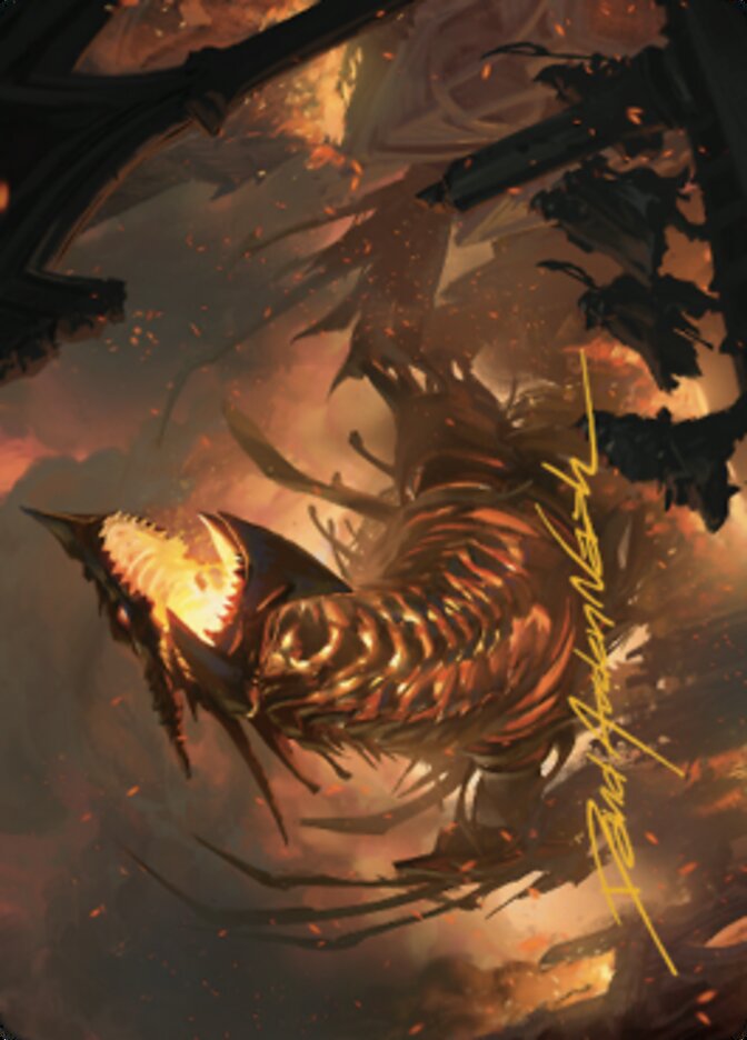 The Fall of Kroog Art Card (Gold-Stamped Signature) [The Brothers' War Art Series] | Gear Gaming Fayetteville