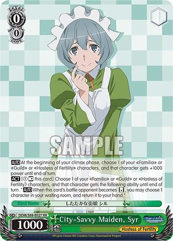 City-Savvy Maiden, Syr - [Is it Wrong to Try to Pick Up Girls in a Dungeon?] | Gear Gaming Fayetteville