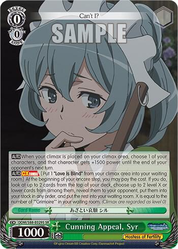 Cunning Appeal, Syr (SR) - [Is it Wrong to Try to Pick Up Girls in a Dungeon?] | Gear Gaming Fayetteville