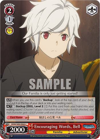 Encouraging Words, Bell - [Is it Wrong to Try to Pick Up Girls in a Dungeon?] | Gear Gaming Fayetteville