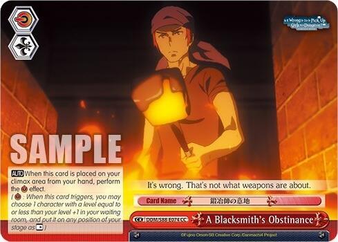 A Blacksmith's Obstinance - [Is it Wrong to Try to Pick Up Girls in a Dungeon?] | Gear Gaming Fayetteville
