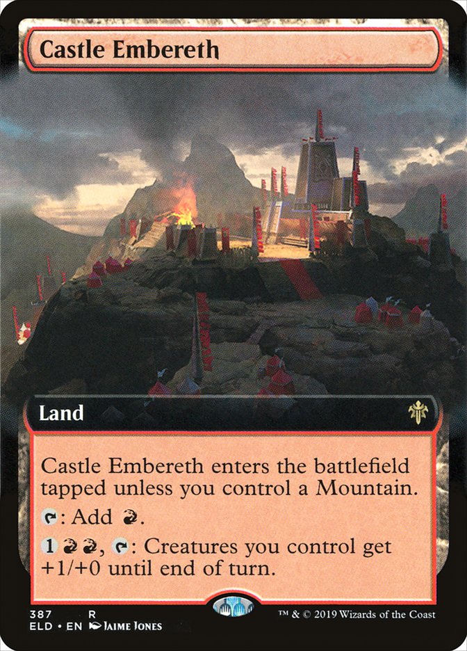 Castle Embereth (Extended Art) [Throne of Eldraine] | Gear Gaming Fayetteville