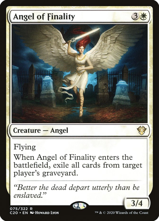Angel of Finality [Commander 2020] | Gear Gaming Fayetteville