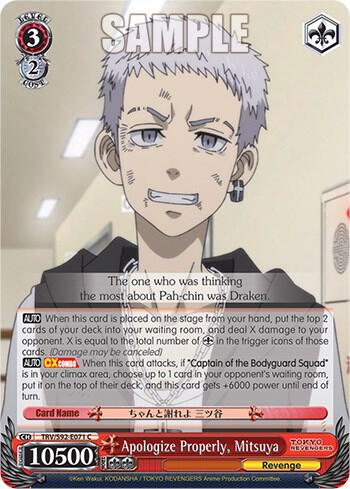 Apologize Properly, Mitsuya - [Tokyo Revengers] | Gear Gaming Fayetteville