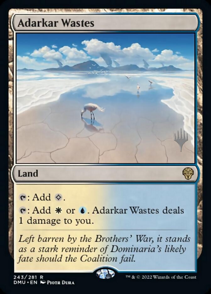 Adarkar Wastes (Promo Pack) [Dominaria United Promos] | Gear Gaming Fayetteville