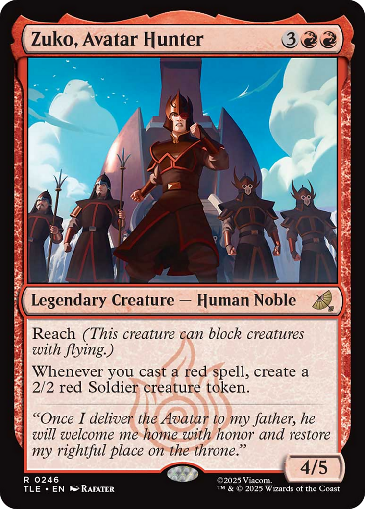 Zuko Tutorial Theme Card [Avatar: The Last Airbender: Eternal-Legal] | Gear Gaming Fayetteville