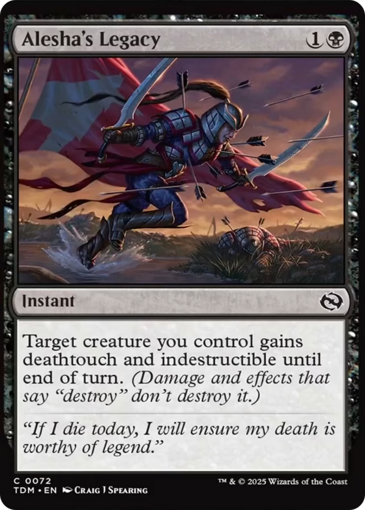 Alesha's Legacy [Tarkir: Dragonstorm] | Gear Gaming Fayetteville