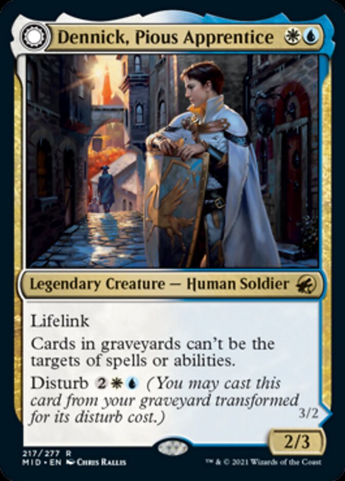 Dennick, Pious Apprentice // Dennick, Pious Apparition [Innistrad: Midnight Hunt] | Gear Gaming Fayetteville