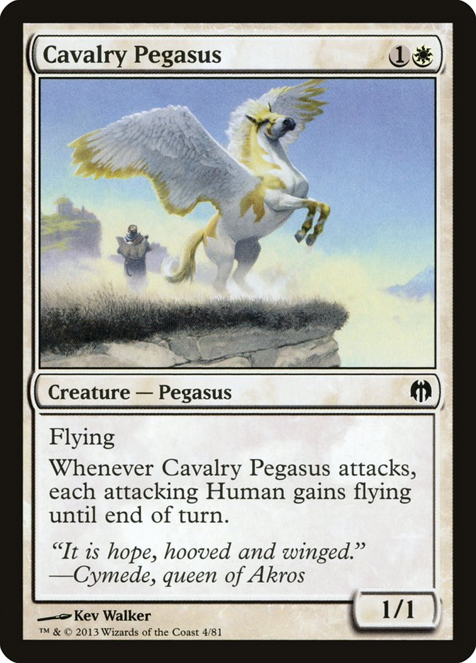 Cavalry Pegasus [Duel Decks: Heroes vs. Monsters] | Gear Gaming Fayetteville