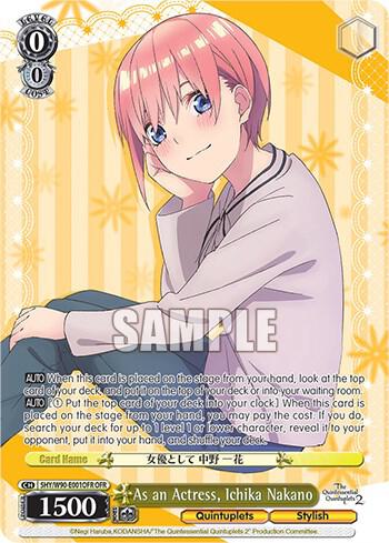 As an Actress, Ichika Nakano (OFR) - [The Quintessential Quintuplets 2] | Gear Gaming Fayetteville
