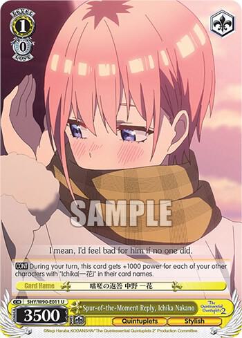 Spur-of-the-Moment Reply, Ichika Nakano - [The Quintessential Quintuplets 2] | Gear Gaming Fayetteville