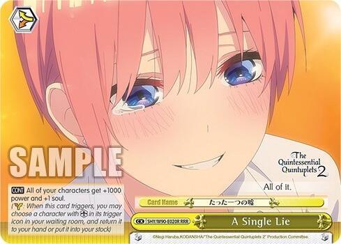 A Single Lie (RRR) - [The Quintessential Quintuplets 2] | Gear Gaming Fayetteville