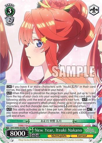 New Year, Itsuki Nakano (SR) - [The Quintessential Quintuplets 2] | Gear Gaming Fayetteville