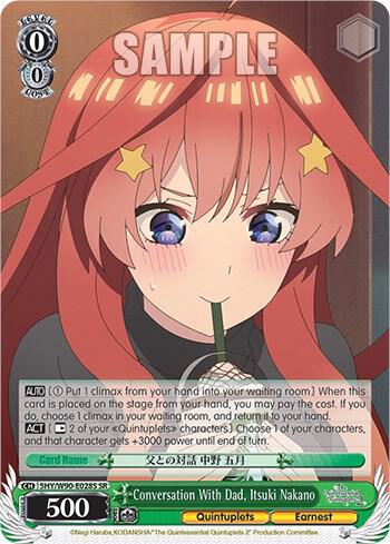 Conversation With Dad, Itsuki Nakano (SR) - [The Quintessential Quintuplets 2] | Gear Gaming Fayetteville