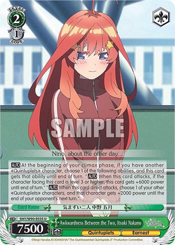 Awkwardness Between the Two, Itsuki Nakano - [The Quintessential Quintuplets 2] | Gear Gaming Fayetteville