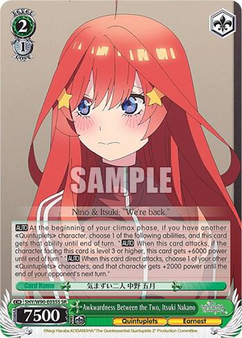 Awkwardness Between the Two, Itsuki Nakano (SR) - [The Quintessential Quintuplets 2] | Gear Gaming Fayetteville