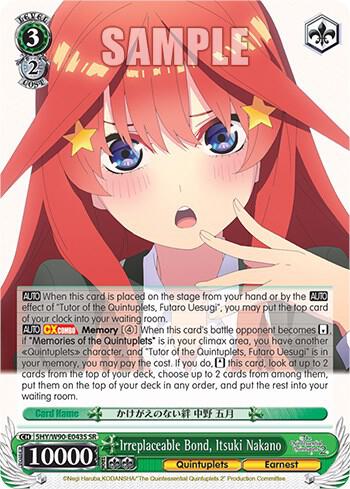 Irreplaceable Bond, Itsuki Nakano (SR) - [The Quintessential Quintuplets 2] | Gear Gaming Fayetteville