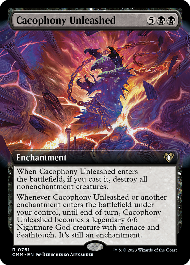 Cacophony Unleashed (Extended Art) [Commander Masters] | Gear Gaming Fayetteville