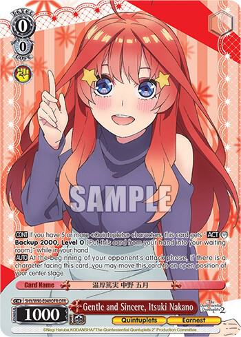 Gentle and Sincere, Itsuki Nakano (OFR) - [The Quintessential Quintuplets 2] | Gear Gaming Fayetteville