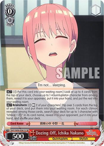 Dozing Off, Ichika Nakano (SR) - [The Quintessential Quintuplets 2] | Gear Gaming Fayetteville