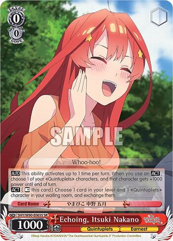 Echoing, Itsuki Nakano (SR) - [The Quintessential Quintuplets 2] | Gear Gaming Fayetteville