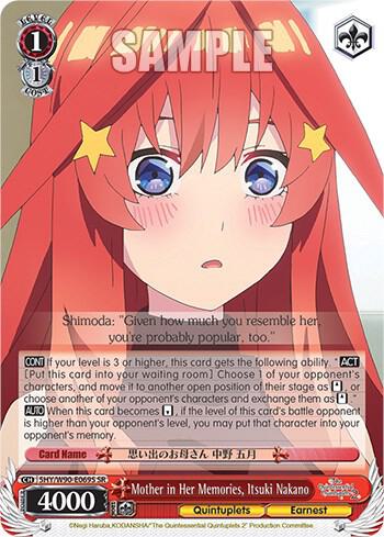 Mother in Her Memories, Itsuki Nakano (SR) - [The Quintessential Quintuplets 2] | Gear Gaming Fayetteville