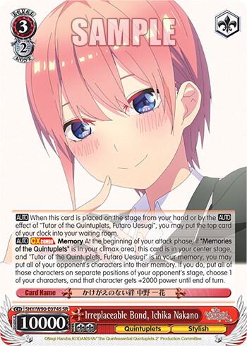 Irreplaceable Bond, Ichika Nakano (SR) - [The Quintessential Quintuplets 2] | Gear Gaming Fayetteville