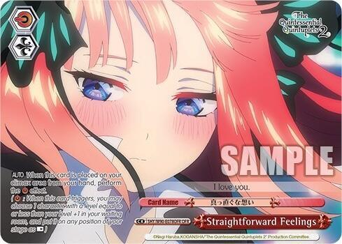 Straightforward Feelings (OFR) - [The Quintessential Quintuplets 2] | Gear Gaming Fayetteville