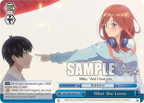 What She Loves - [The Quintessential Quintuplets 2] | Gear Gaming Fayetteville