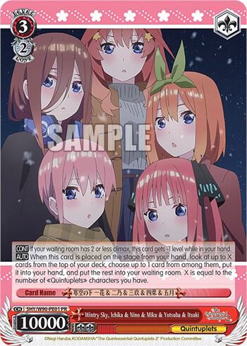Wintry Sky, Ichika & Nino & Miku & Yotsuba & Itsuki - [The Quintessential Quintuplets 2] | Gear Gaming Fayetteville