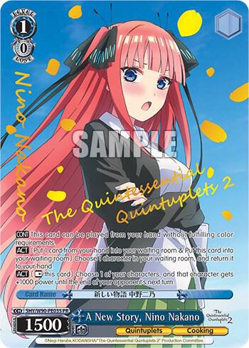 A New Story, Nino Nakano (Foil) - [The Quintessential Quintuplets 2] | Gear Gaming Fayetteville