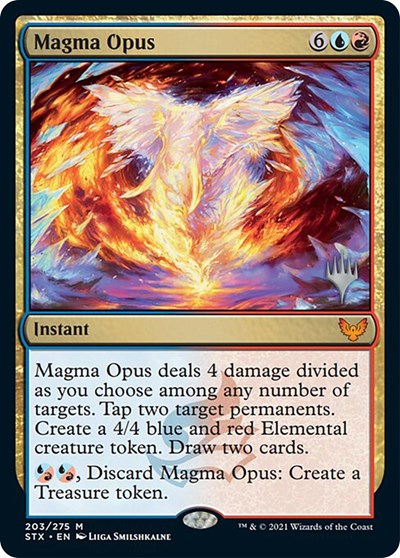 Magma Opus (Promo Pack) [Strixhaven: School of Mages Promos] | Gear Gaming Fayetteville
